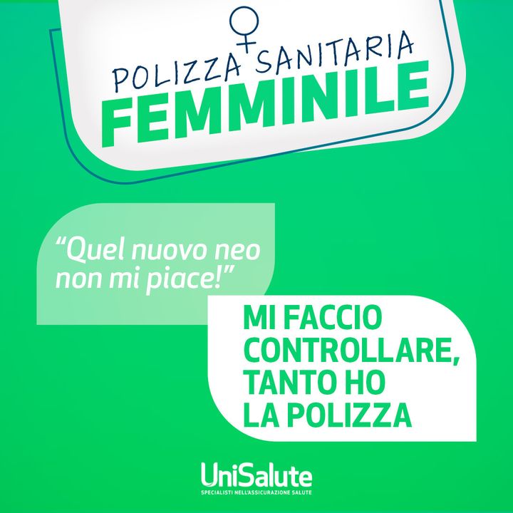 Visita imprevista: 🗣️“Non era in programma… e ora quanto dovrò aspettare? Quanto mi costerà? Ma ne ho bisogno davvero?”

Stop alle preoccupazioni! 💪 Con #UniSalute Donna puoi👇
✅ scegliere il pacchetto di prevenzione che più fa per te senza anticipare le spese
✅ affrontare con serenità le situazioni inaspettate anche in caso di ricovero con intervento
✅ usufruire di prestazioni scontate presso le strutture convenzionate
✅ prenotare velocemente i tuoi appuntamenti tramite l’app

Non rimandare la #prevenzione, scopri UniSalute Donna: https://tinyurl.com/UniSaluteDonna